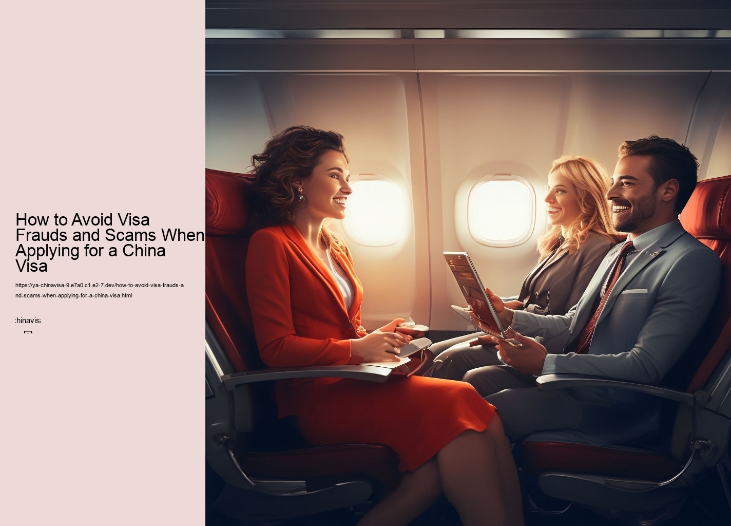 How to Avoid Visa Frauds and Scams When Applying for a China Visa